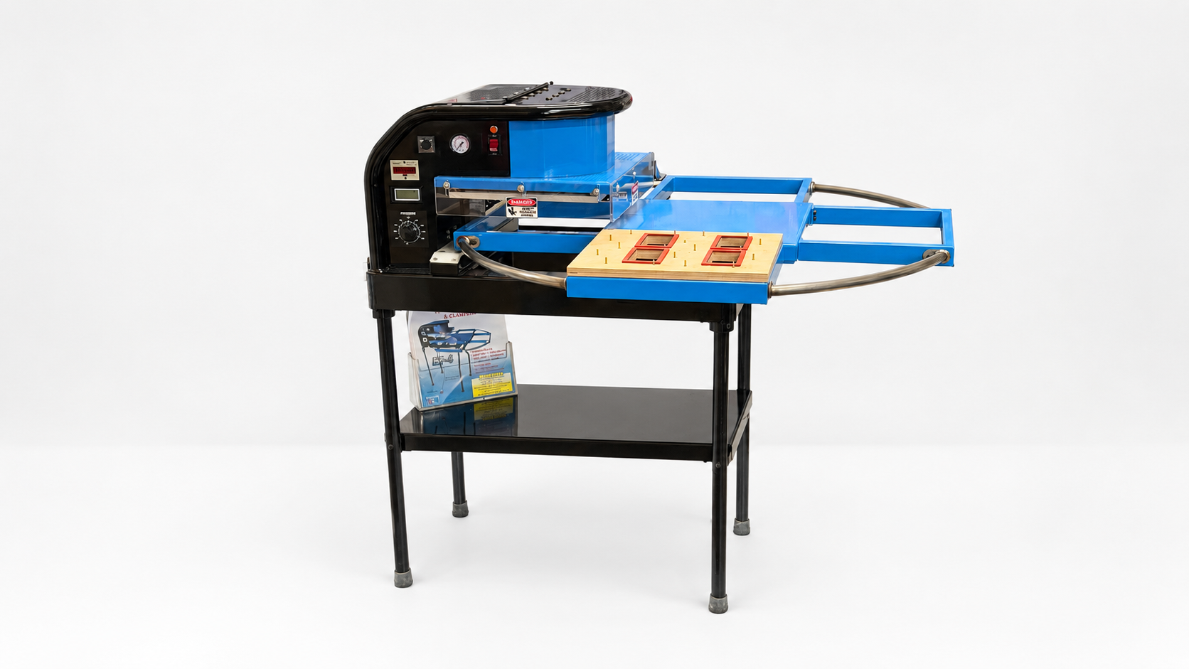 Powerpak blue blister and clamshell packaging machine