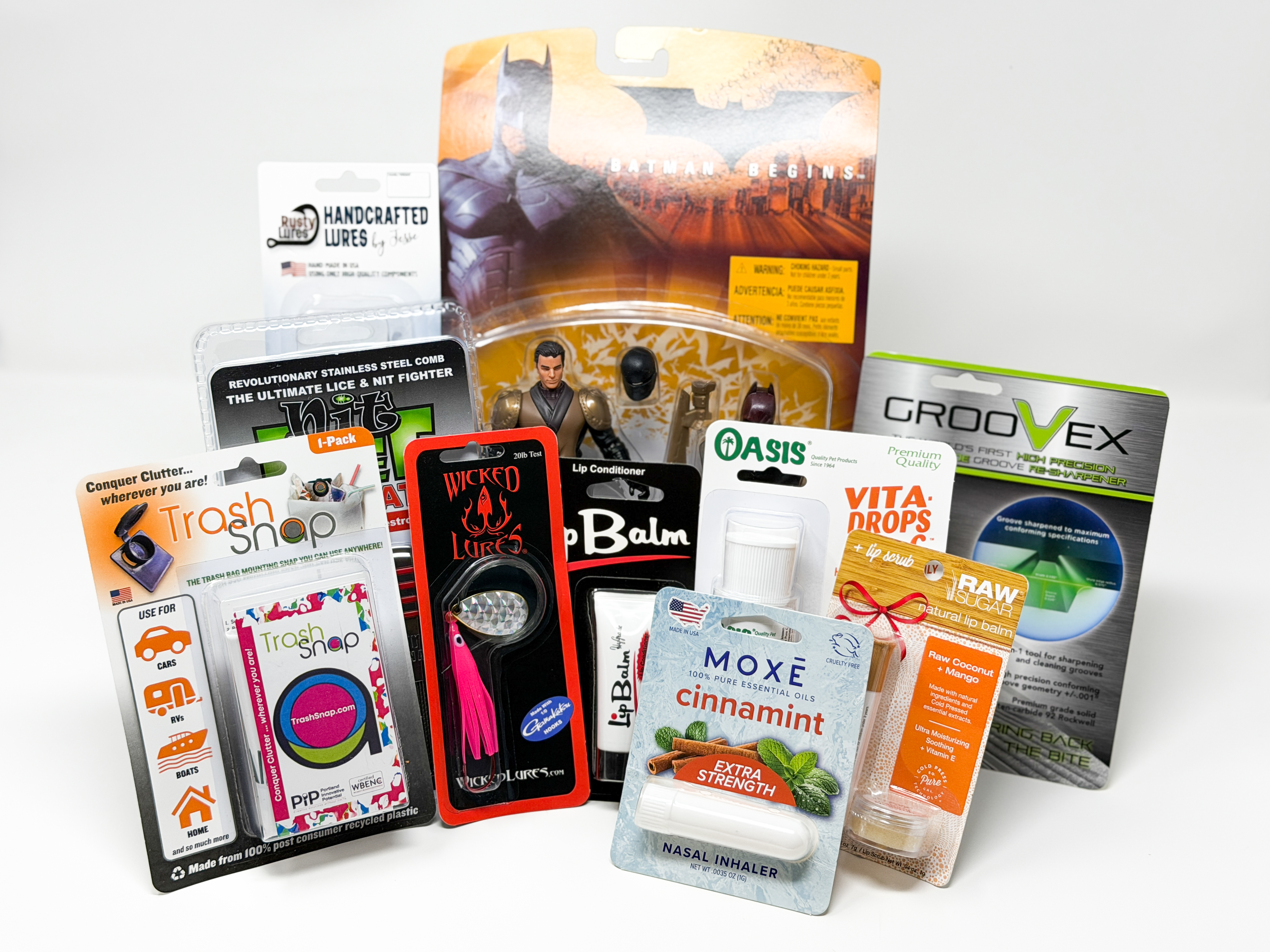 Retail blister and clamshell packaging examples
