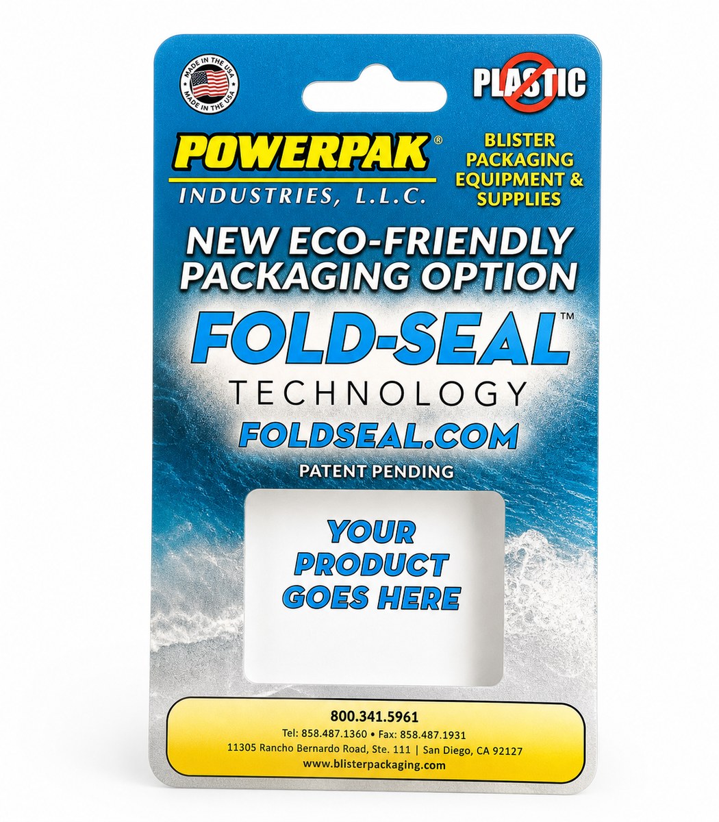 Powerpak fold-seal packaging sample