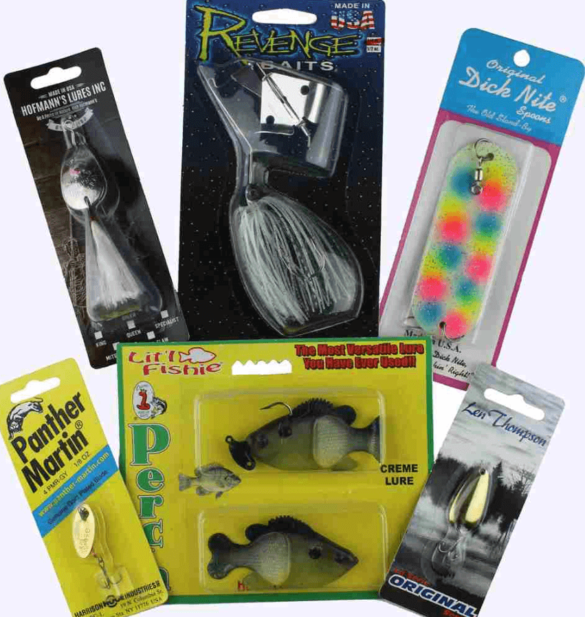 Fishing lures blister packaging