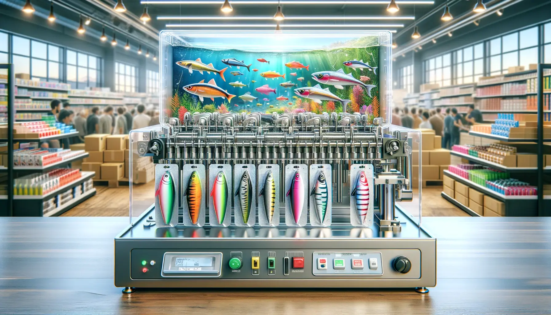 Blister Packaging Machines For Fishing Lure Packaging